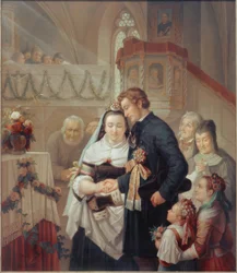 Trauung in der Kirche von Londorf