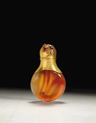 Duftflasche, Meistermarke von Erik Kollin, St. Petersburg, ca. 1890
