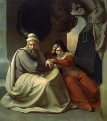 Das trauernde Königspaar
