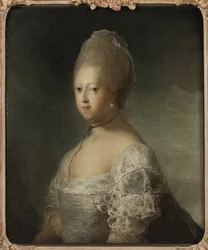 Porträt von Caroline Mathilde von Großbritannien, Königin von Dänemark