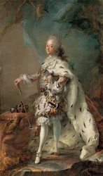 Porträt von Frederik V. 1723-1766 in Salbungsrobe, ca. 1750