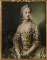 Porträt von Sophia Magdalena von Dänemark (1746-1813), Königin von Schweden