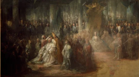Die Krönung König Gustavs III. von Schweden (1746-92)