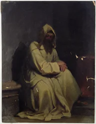 Porträt eines sitzenden Mönchs, 1847