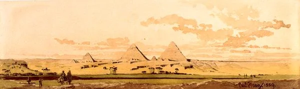 Die Pyramiden von Gizeh, 1859