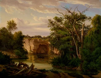 Landschaft im Hügelland, 1862