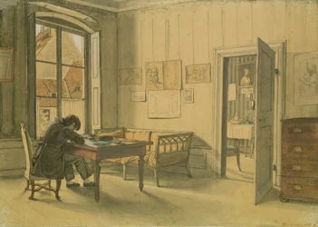 Erwin Speckter in seinem Münchener Zuhause