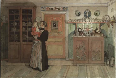 Zwischen Weihnachten und Neujahr, aus der Serie Ein Zuhause, ca. 1895