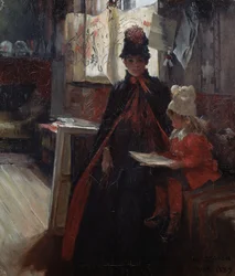 In Valand, Innenraum mit Karin und Suzanne