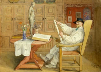 Selbstporträt (im neuen Atelier)