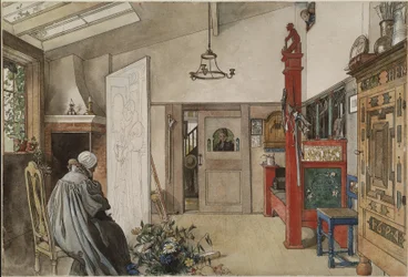 Das Studio, aus der Serie Ein Zuhause, ca. 1895