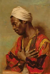 Ein Araber in Meditation