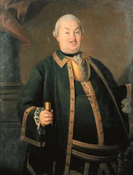 Porträt des Generals Fyodor Berchman, 1762