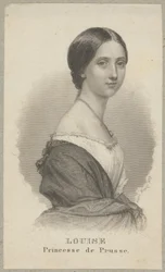 Luise von Preußen (auch: Luise von Mecklenburg-Strelitz, eigentlich Luise Auguste Wilhelmine Amalie von Mecklenburg-Strelitz, 1776 Hannover - 1810 Hohenzieritz) - Prinzessin von Mecklenburg-Strelitz, Königin von Preußen als Gemahlin König Friedrich