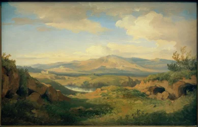 C. Morgenstern, Blick auf die Cervara-Grotten…