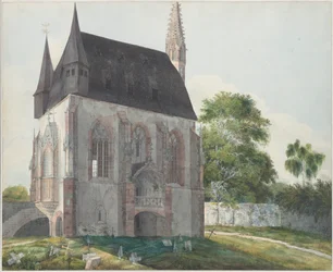 Die Totenkapelle in Kiedrich, ca. 1814