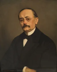 Der Minister Leopold Ritter Hasner von Artha