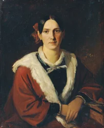 Luise von Schwind, die Gattin des Malers Moritz von Schwind