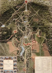 Plan von Wilhelmshöhe bei Kassel
