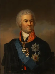 Porträt von Graf Pyotr Zavadovsky, 1849