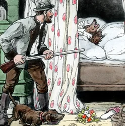 Brüder Grimm - Märchen - Rotkäppchen, um 1910