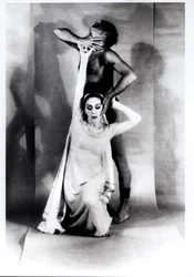 Martha Graham (1894-1991) und Bertram Ross (1920-2003) in 