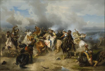 Tod von König Gustav II. Adolf von Schweden in der Schlacht von Lützen am 6. November 1632