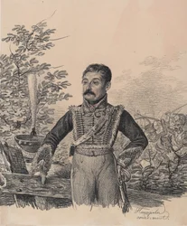 Porträt von Akim Wassiljewitsch Duwanow, frühe 1820er Jahre