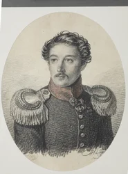 Porträt von Nikolay Vasilyevich Khvostov 1793-1837, 1822