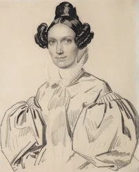 Porträt von Olga Nikolaevna Talyzina, geb. Zubova 1803-1882, frühe 1830er Jahre
