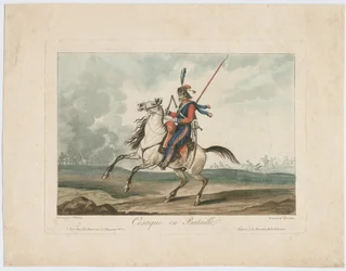 Kosake in der Schlacht, 1815