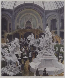 Zentrales Schiff des Grand Palais auf der Weltausstellung 1900, Paris