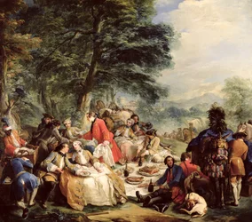 Das Jagdessen, 1737