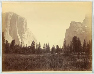 Das Tal hinauf vom Fuß des Mariposa-Pfads, Yosemite, Nr. 9