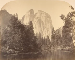 Cathedral Rock, Flussansicht, 1861