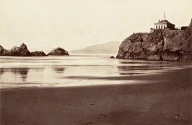 Cliff House und Seal Rock, 1868-69, gedruckt ca. 1876