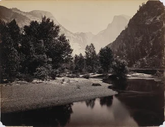 Fernsicht auf die Kuppeln, Yosemite-Tal, Kalifornien, ca. 1866