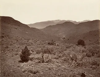 Sutro-Tunnelstraße nach Virginia City, 1875, gedruckt ca. 1876
