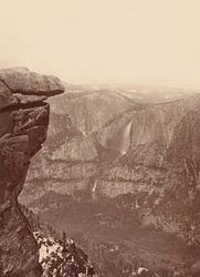 Die Yosemite-Fälle, vom Glacier Point, 1878-1881