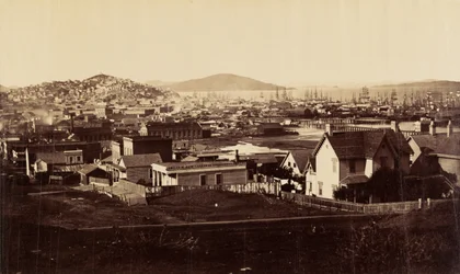 [Stadtfront vom Rincon Hill im Jahr 1860]