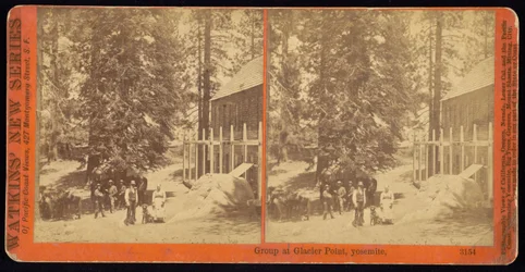 Gruppe am Glacier Point, Yosemite