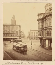 Montgomery Street von der Market Street aus, San Francisco