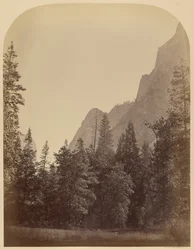 Umrissansicht des Half Dome - 4967 ft., Yosemite