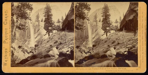 Piwyac, oder der Frühlingsfall, 300 Fuß, Yosemite-Tal, Mariposa County, Kalifornien