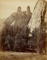Die Kathedralspitzen, Yosemite, Kalifornien