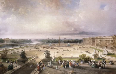 Place de la Concorde, Paris, 1853