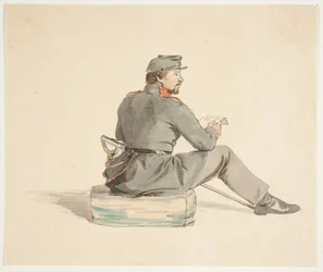 Lesender Soldat