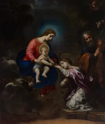 Die mystische Vermählung der heiligen Katharina von Alexandrien