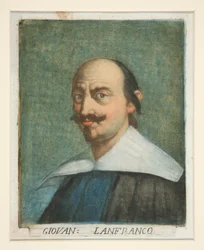 Giovanni Lanfranco, aus Ritratti di pittori (Porträts von Malern)