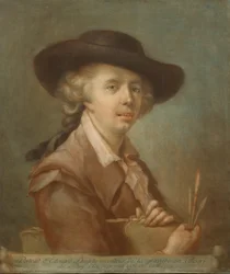 Porträt von Edouard Gautier-Dagoty, 1783